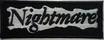 NIGHTMARE - NIGHTMARE EMBROIDERED PATCH