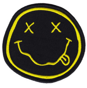 NIRVANA - LOGO EMBROIDERED EMBROIDERED PATCH