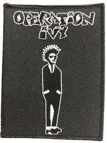 OPERATION IVY - 2 TONE EMBROIDERED PATCH