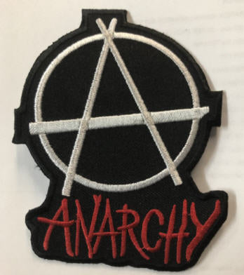 EMBROIDERED PATCH - ANARCHY WITH A