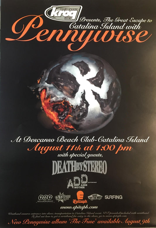 PENNYWISE - / DEATH BY STEREO POSTER