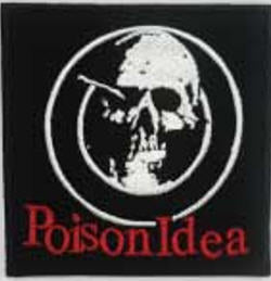 POISON IDEA - SKULL EMBROIDERED PATCH