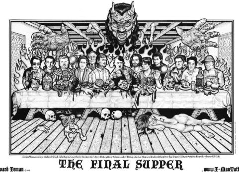 POSTER - THE FINAL SUPPER BY HOWARD TEMAN
