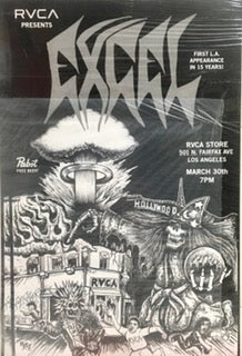 EXCEL - RVCA SHOW POSTER