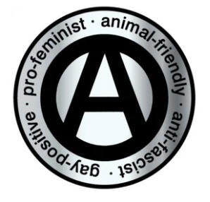 PROPAGANDHI - ANTI FASCIST ENAMEL PIN
