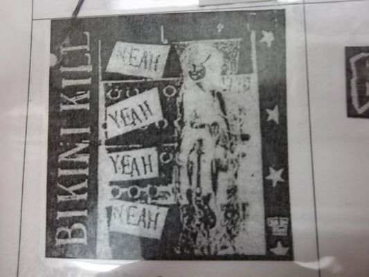 BIKINI KILL - YEAH YEAH YEAH PATCH