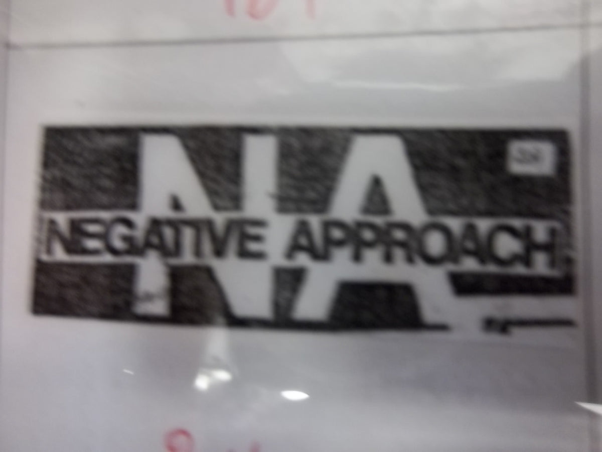 Negative Approach Sticker NEGATIVE APPROACH - LOGO PATCH – Headline Records