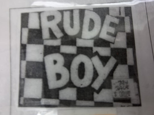 PATCH - RUDE BOY PATCH