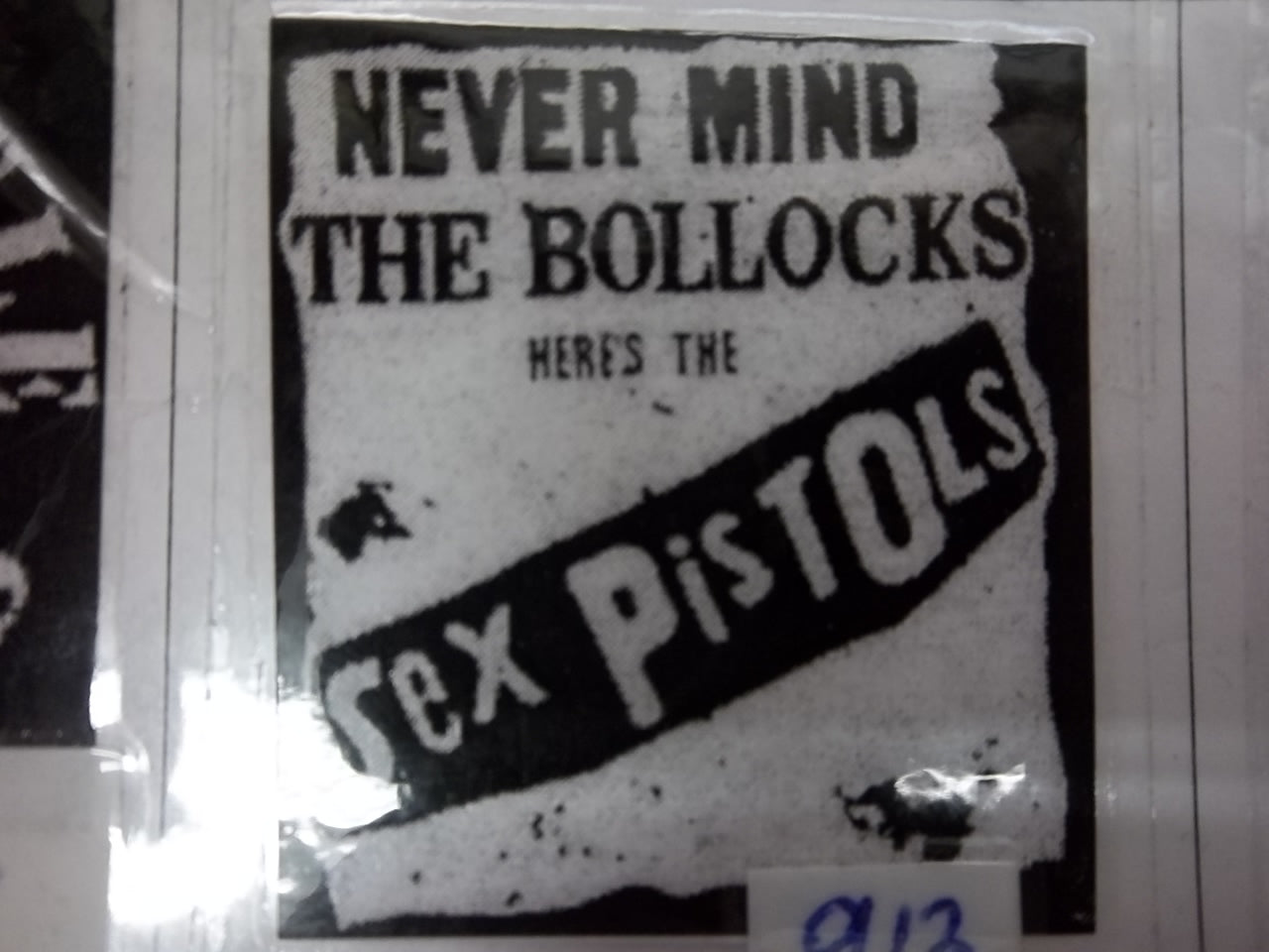 SEX PISTOLS - NEVER MIND THE BOLLOCKS PATCH