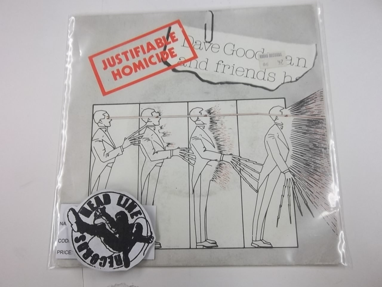 DAVE GOODMAN - JUSTIFIABLE HOMICIDE