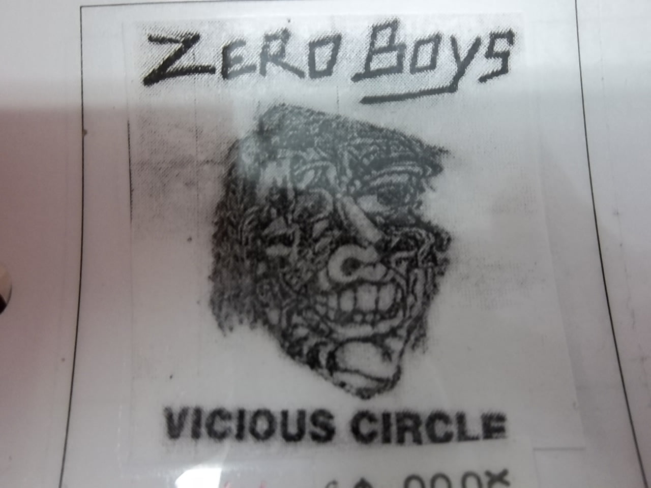 ZERO BOYS - VICIOUS CIRCLE PATCH