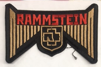 RAMMSTEIN - LOGO CUT OUT EMBROIDERED PATCH