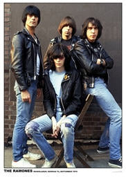 RAMONES - BAND PICT GERMANY 1978 POSTER