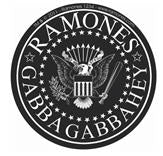 RAMONES - GABBA GABBA HEY STICKER