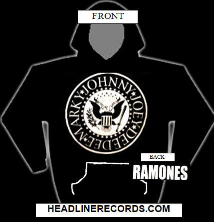 RAMONES - LOGO HOODIE SWEATSHIRT