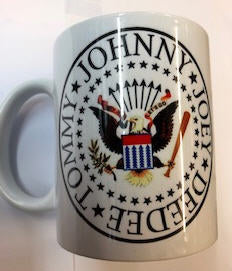 RAMONES - WHITE LOGO MUG