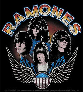 RAMONES - WINGS STICKER