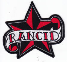 RANCID - STAR EMBROIDERED PATCH