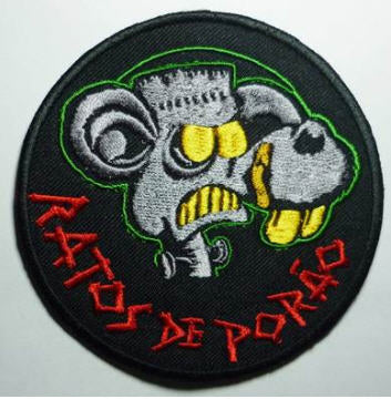 RATOS DE PORAO - PUNK RAT EMBROIDERED PATCH