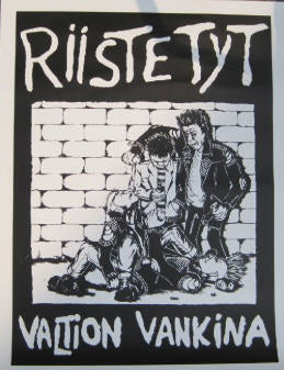 RIISTETYT - VALTION VANKINA POSTER 19" X 25"