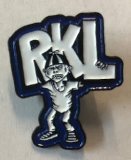 RKL - HOLDING ENAMEL PIN BADGE