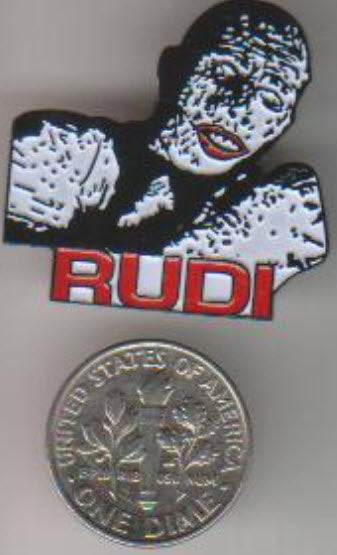 RUDI - ZOMBIE ENAMEL PIN BADGE