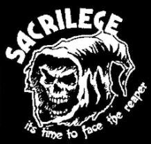 SACRILEGE - IT'S TIME TO FACE THE REAPER BACK PATCH