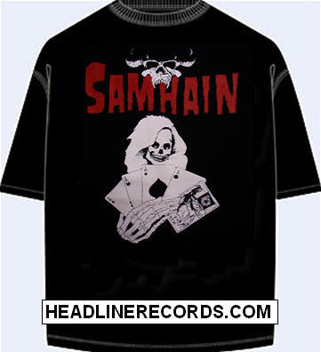 SAMHAIN - CARDS TEE SHIRT