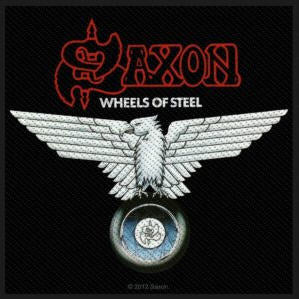 SAXON - WHEELS OF STEEL EMBROIDERED PATCH