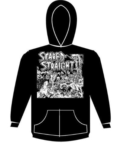 SCARED STRAIGHT - CARTOON HOODIE SWEATSHIRT