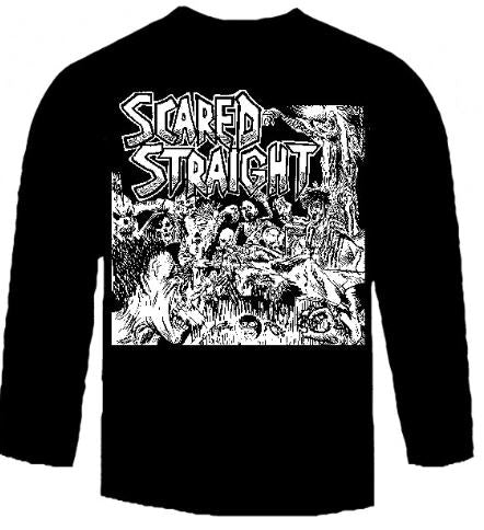 SCARED STRAIGHT - CARTOON LONG SLEEVE TEE SHIRT