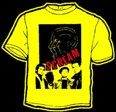 SCREAM - BAND PICT TEE SHIRT