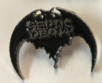 SEPTIC DEATH - BAT METAL PIN