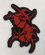 SEPULTURA - LOGO CUT OUT COLOR EMBROIDERED PATCH