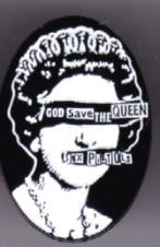 SEX PISTOLS - GOD SAVE THE QUEEN ENAMEL PIN