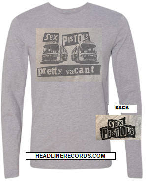 SEX PISTOLS - PRETTY VACANT LONG SLEEVE TEE SHIRT