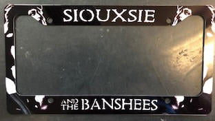 SIOUXSIE & THE BANSHEES - SIOUXSIE LICENSE PLATE