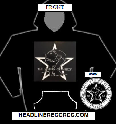 SISTERS OF MERCY - SOME GIRLS WANDER BY HOODIE SWEAT SHIRT