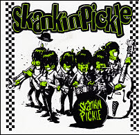 SKANKIN PICKLE - BAND CARTOON STICKER