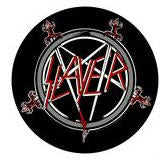 SLAYER - PENTAGRAM (CIRCLE) DIE CUT BACK PATCH