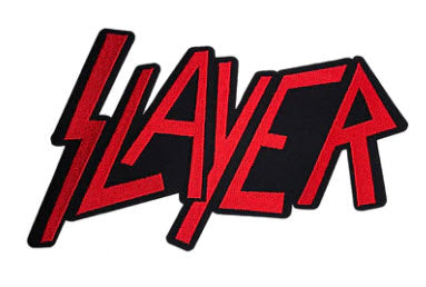 SLAYER - SLAYER LOGO EMBROIDERED PATCH