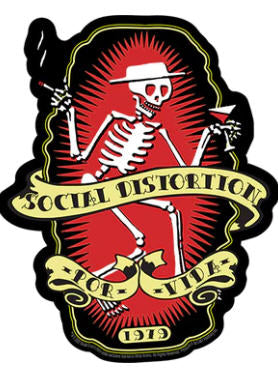 SOCIAL DISTORTION - POR VIDA STICKER