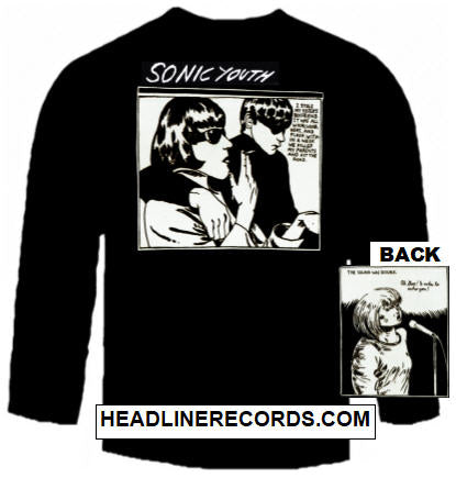SONIC YOUTH - GOO LONG SLEEVE TEE SHIRT