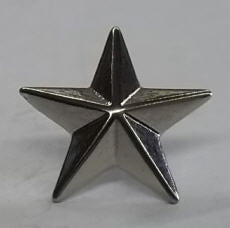 STARS STUD SILVER (PACK OF 20) - FREE SHIPPING