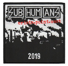 SUBHUMANS - CRISIS POINT WEST EMBROIDERED PATCH
