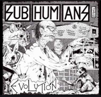 SUBHUMANS - EVOLUTION BACK PATCH