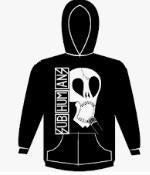 SUBHUMANS - SKULL W/ MICROPHONE SUBHUMANS HOODIE SWEATSHIRT