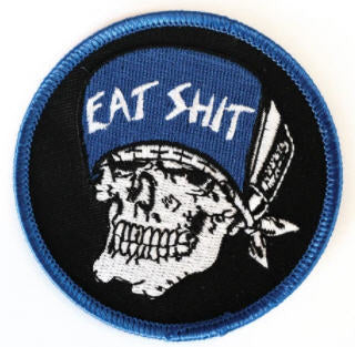 SUICIDAL TENDENCIES - EAT SHIT SKULL EMBROIDERED PATCH