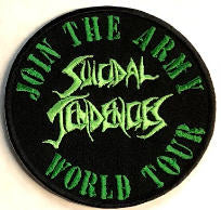 SUICIDAL TENDENCIES - JOIN THE ARMY EMBROIDERED PATCH