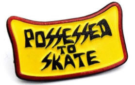 SUICIDAL TENDENCIES - POSSESSED TO SKATE ENAMEL PIN BADGE